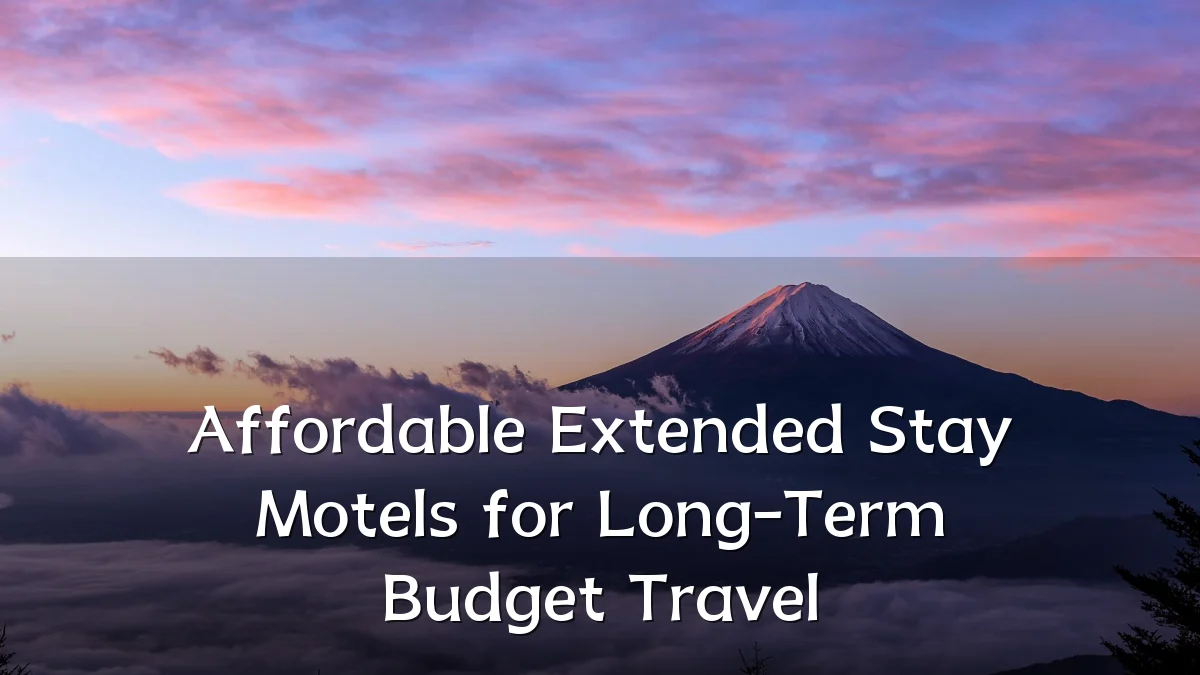 Affordable Extended Stay Motels for Long-Term Budget Travel