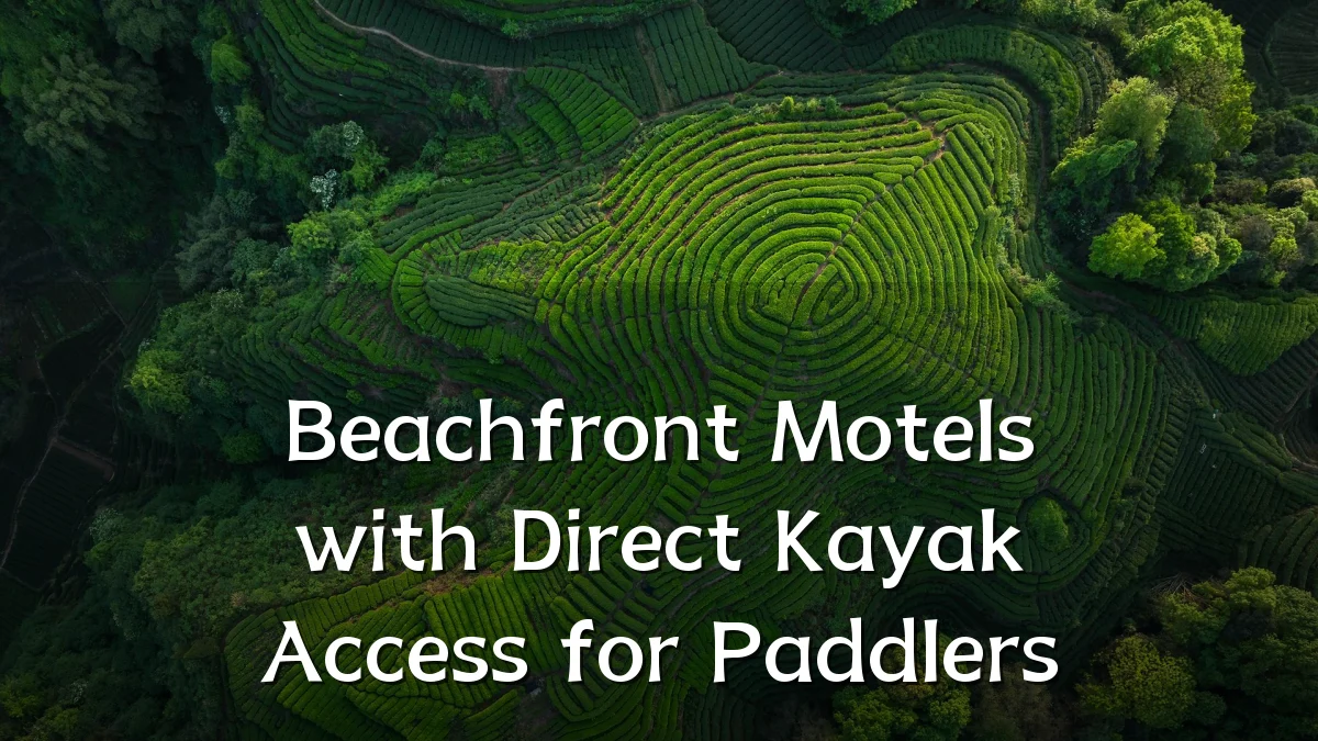 Beachfront Motels with Direct Kayak Access for Paddlers
