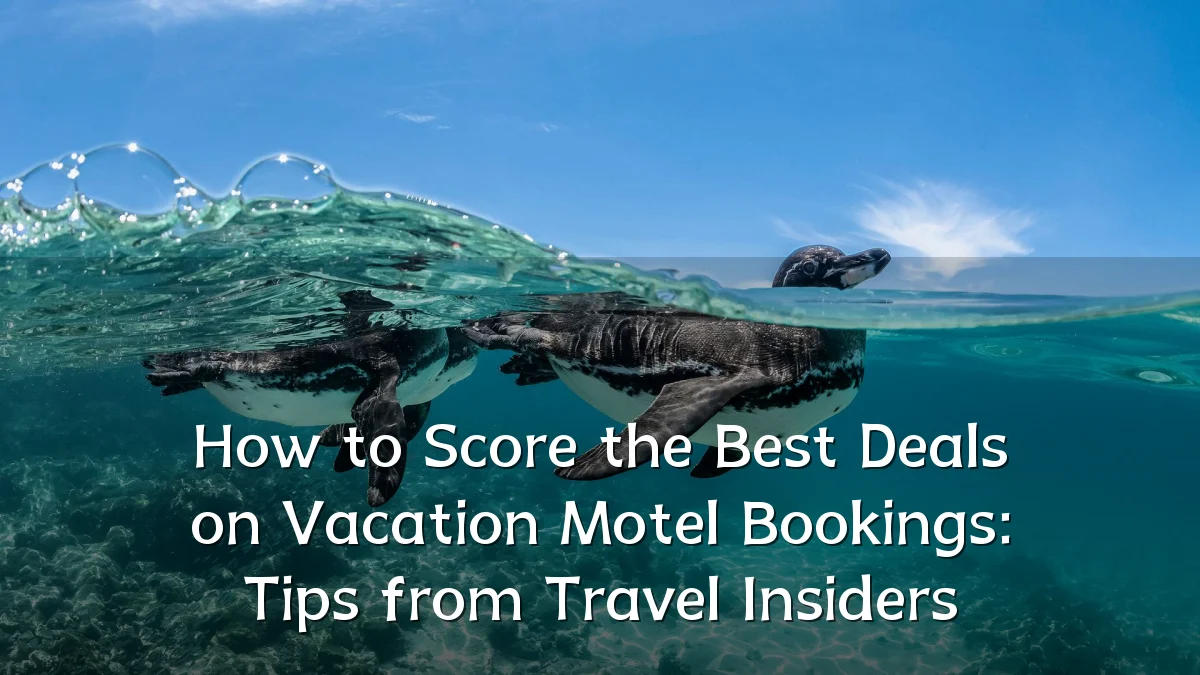 How to Score the Best Deals on Vacation Motel Bookings: Tips from Travel Insiders
